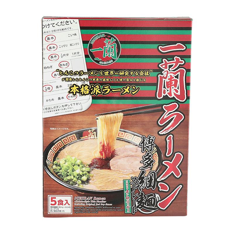日本进口一兰拉面福冈豚骨速食面