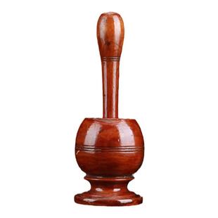 G2014 老木捣臼 中药炮制工具 老药铺遗存 中医文化展示