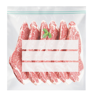 LISSA冰箱食物保鲜袋食品级加厚储物密封袋冷冻专用自封分装收纳