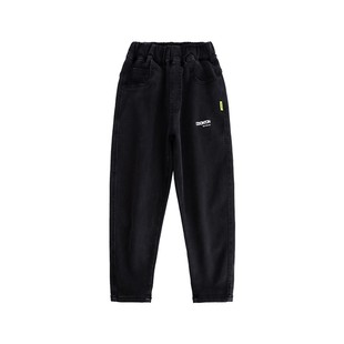 8男大童9秋冬宽松牛仔裤子10儿童秋装长裤13小学初中生男孩12岁15