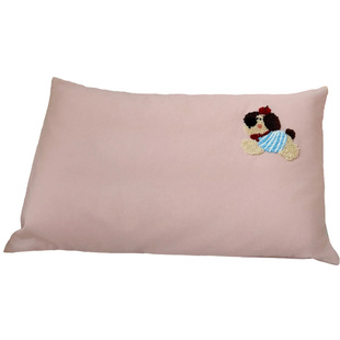 米苏纯棉磨毛儿童枕套单个枕芯套40x60宝宝枕巾30x50乳胶枕头套冬