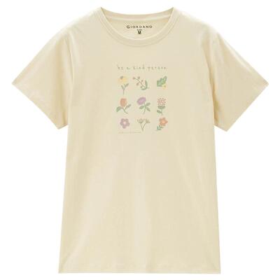 T恤短袖佐丹奴纯棉印花短袖T恤