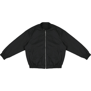 O3PARK秋冬季新惠林顿夹克宽松百搭日系复古纯色刺绣立领夹克外套