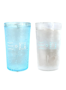 河川水流咖啡杯夏日冷饮杯
