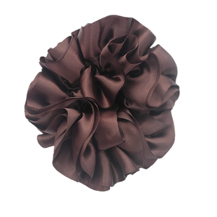 大肠圈花扎头花韩版发绳头巾打底头花纱巾配饰松紧花戴盖头皮筋花