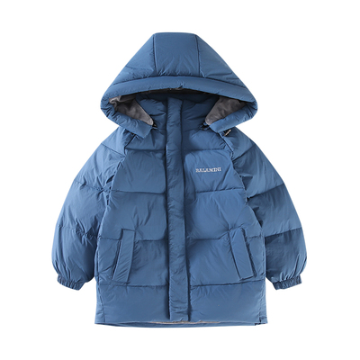 中长款加厚男童加绒羽绒服