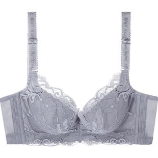夏娃之秀内衣女士大杯聚拢小胸夏季防下垂性感蕾丝硅胶文胸收副乳