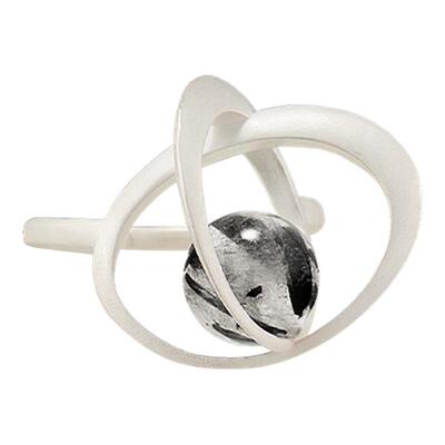 星陨双轨｜紫水晶戒指