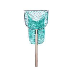 抄网捞鱼网实心网圈木手柄抄子尼龙网兜操网养殖水产鱼具用品大全