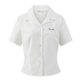 东京岁时记jk制服开襟衬衫收腰上衣学院风纯欲风短袖白色衬衣女夏