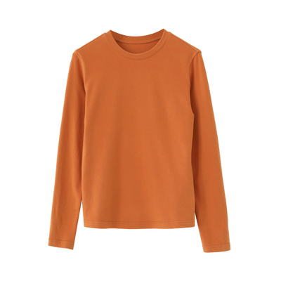 麻霖双面磨毛德绒显瘦打底衫