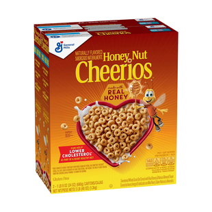 美国直邮 Cheerios通用磨坊燕麦圈 宝宝早餐即食代餐谷物麦片680g