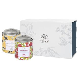 Whittard发现茶礼盒玫瑰伯爵茶 英式红茶绿茶罐装散茶叶新年礼物