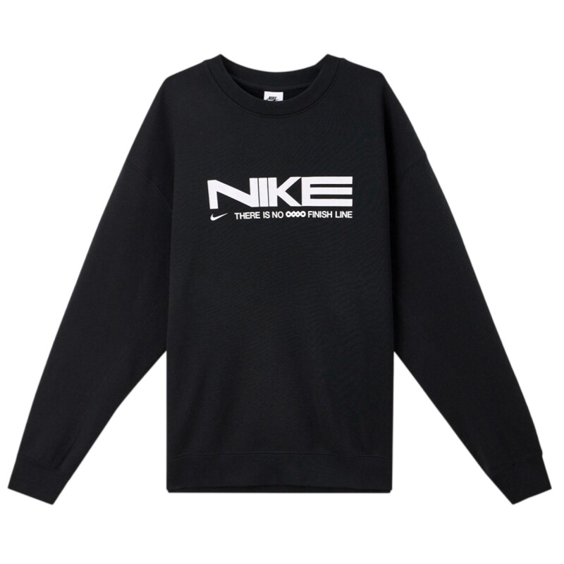 耐克NIKE男秋冬保暖针织薄绒毛圈运动休闲圆领套头卫衣IB5450-010