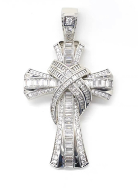 Mr.Bling男女款老学校十字架吊坠