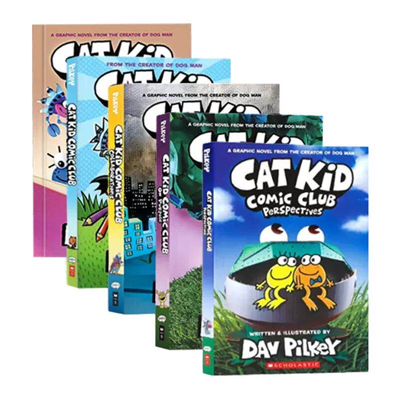 CatKidComicClub1-5英文原版