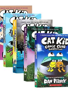 CatKidComicClub1-5英文原版