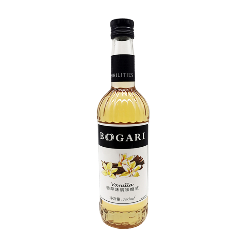 BOGARI寶珈麗香草風(fēng)味糖漿果露調(diào)味果糖漿咖啡奶茶調(diào)酒蘇打750ml