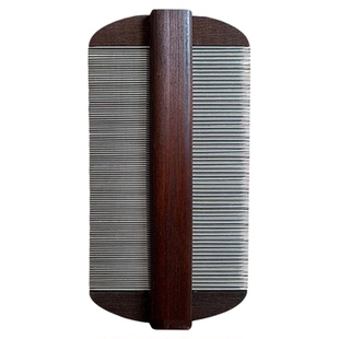 不锈钢篦子梳去头屑去虱子梳超密齿极细老式竹制不伤头皮清理神器