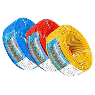 珠江电缆纯铜芯国标阻燃多股软线