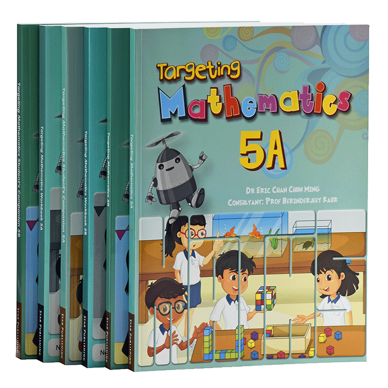 【新加坡数学教材】Targeting Mathematics Grade 5 A B 小学五年级 套装单册可选 配课前动画视频及练习题答案进口英文原版工具书