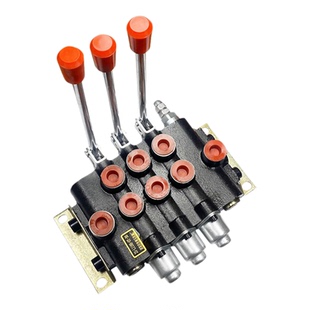 ZS118多路改装液压双向手动换向阀分配器液压阀控制油缸马达总成