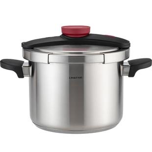 凌丰小红帽压力锅官方旗舰店正品304不锈钢高压锅家用防爆燃气