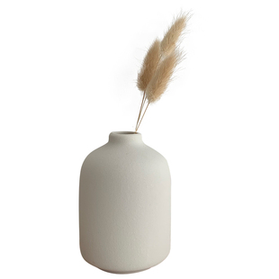 复古素胚粗陶迷你小花瓶欧式ins风桌面装饰摆件客厅陶瓷插花花瓶