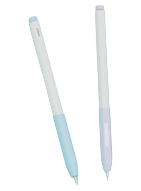 歌丽亚半透明分段式超薄硅胶笔套适用华为mpencil2代/星闪3代/Pro防摔防滑笔握平板果冻牛奶纹电容笔手写笔套