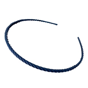 韩国简单耐用纯色麻花状窄边细发箍发卡带齿洗脸头箍女防水发窟