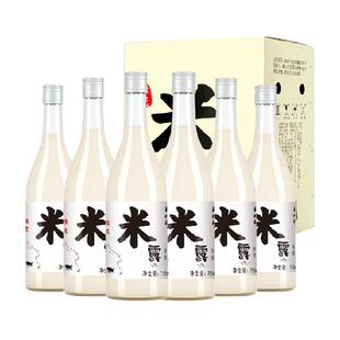 苏州桥米酒0.5度微醺桂花米露750ml*6瓶低度醪糟米酿整箱装