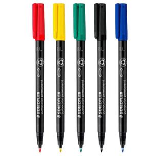 德国施德楼记号笔笔318光盘胶片317油性通用313实验室防水速干