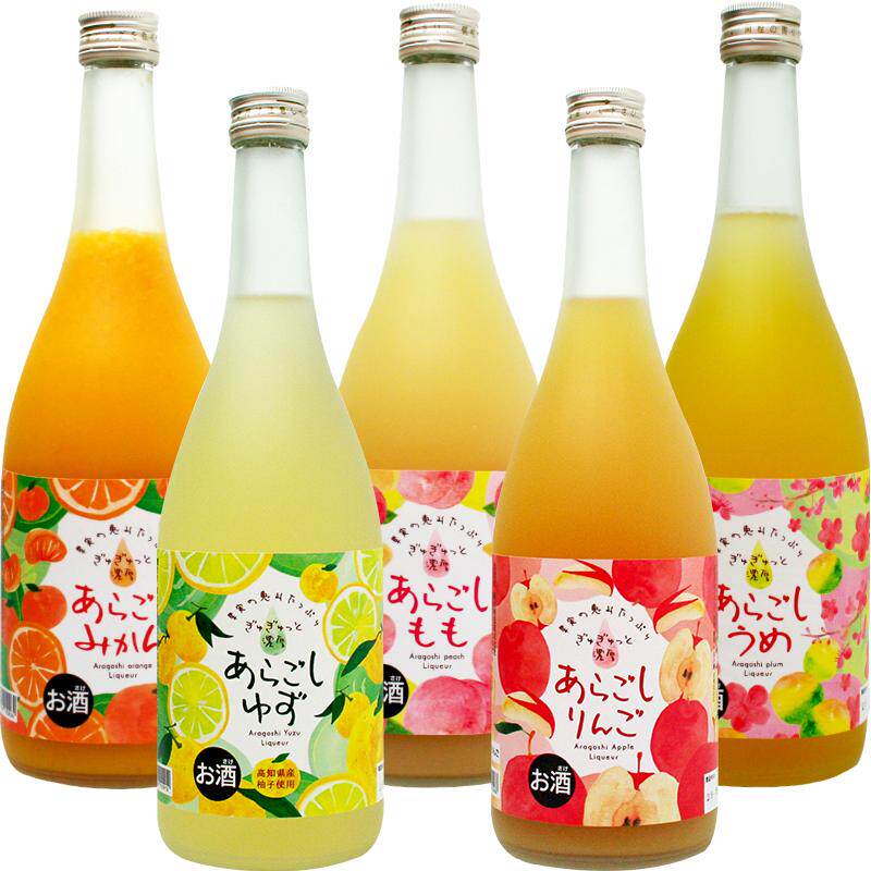 全日空 KIRAKIRA蜜柑蜜桃柚子女士果酒利口酒微醺女士晚安酒720ml