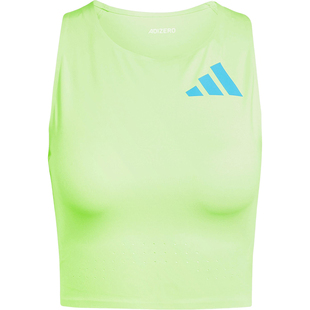 Adidas/阿迪达斯正品夏季女士圆领透气修身训练健身背心T恤IT5774