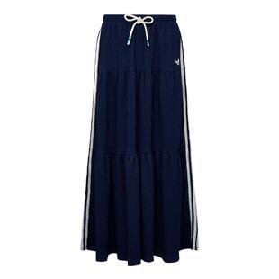 滔搏adidas阿迪达斯三叶草女南法假日度假风运动休闲半身裙KX0728