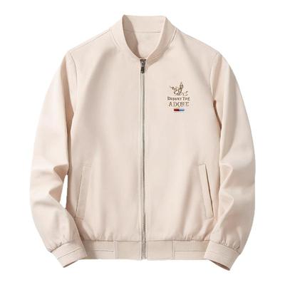 花花公子PLAYBOY立领大刺绣夹克