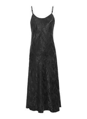 AIKERL艾可儿女士吊带法式赫本风小黑裙连衣裙D241101