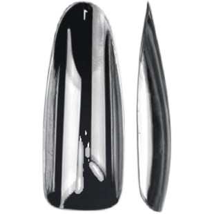 纳笛蔻美甲免刻磨P62甲片小红书推荐小野猫长椭圆甲片透明504片盒