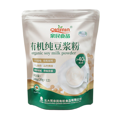 北大荒有机纯豆浆粉亲民食品无添加蔗糖大豆黄豆纯豆浆粉