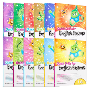 香港小学英语 Quick Drills for English Exams P1-6 一至六年级 AB册 英语考试快速演练 香港教育图书出版小学教材工具书暑?
