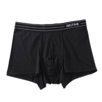 微商bigtime男女士内裤情侣正品舒适莫代尔平角中腰纯色三角纯棉