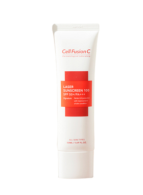 cellfusionc秀肤生防晒霜激光养护低敏防紫外线隔离乳清爽50ml