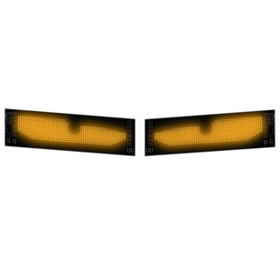 货车动态眼睛灯恶魔之眼LED显示屏后窗广告屏卡车专用前挡玻璃灯