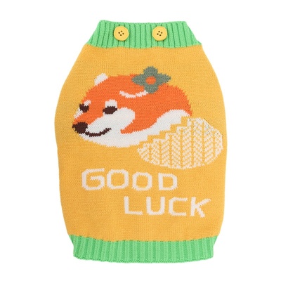 冬季柯基小型犬涤纶休闲保暖毛衣