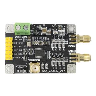 AD9834模块 双路高速DDS信号源 正弦波三角波方波信号发生器模块