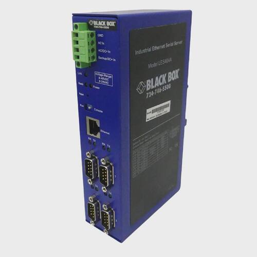 Black Box 7247465500 Ethernet Serial Server used