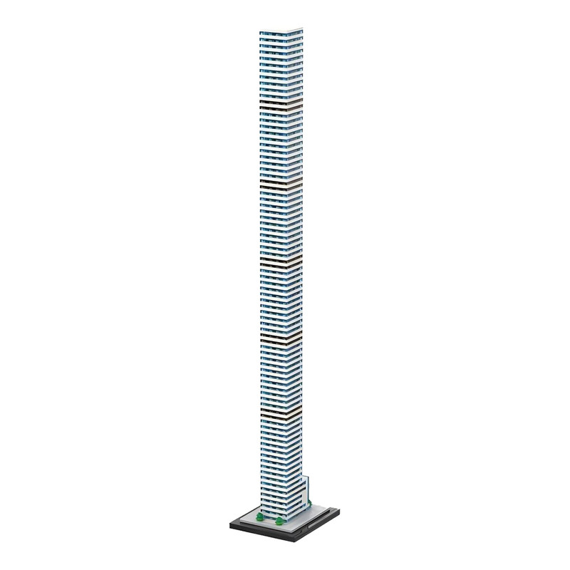 公园大道432号积木建筑模型玩具