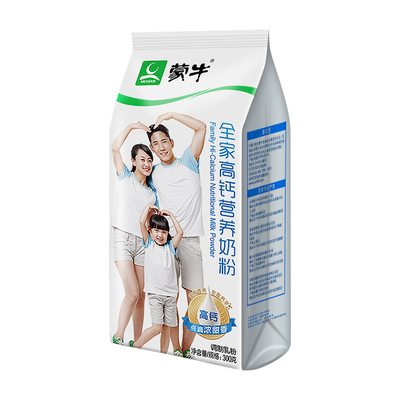 蒙牛高钙营养奶粉全脂成年学生