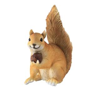 仿真动物小松鼠摆件花园庭院攀爬树上挂件户外园林幼儿园别墅造景
