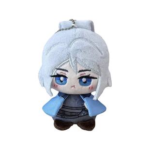 无畏契约jett捷风暮蝶贤者动漫周边坐姿棉花娃娃毛绒玩偶公仔挂件